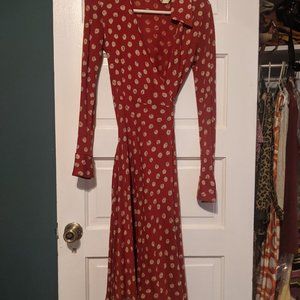Vintage 1970s Diane von Furstenberg wrap dress size 6